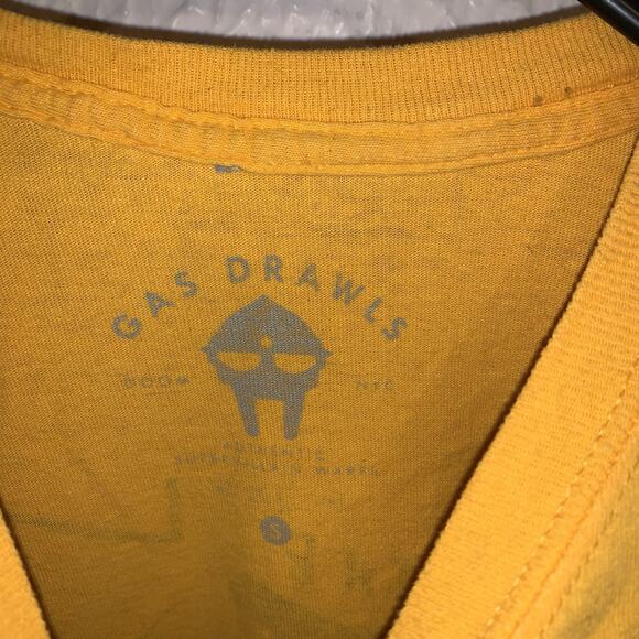 MF DOOM PASS THE L NYC Train Rhymesayers Gas Drawls Double Sided Shirt S - Picture 3 of 3